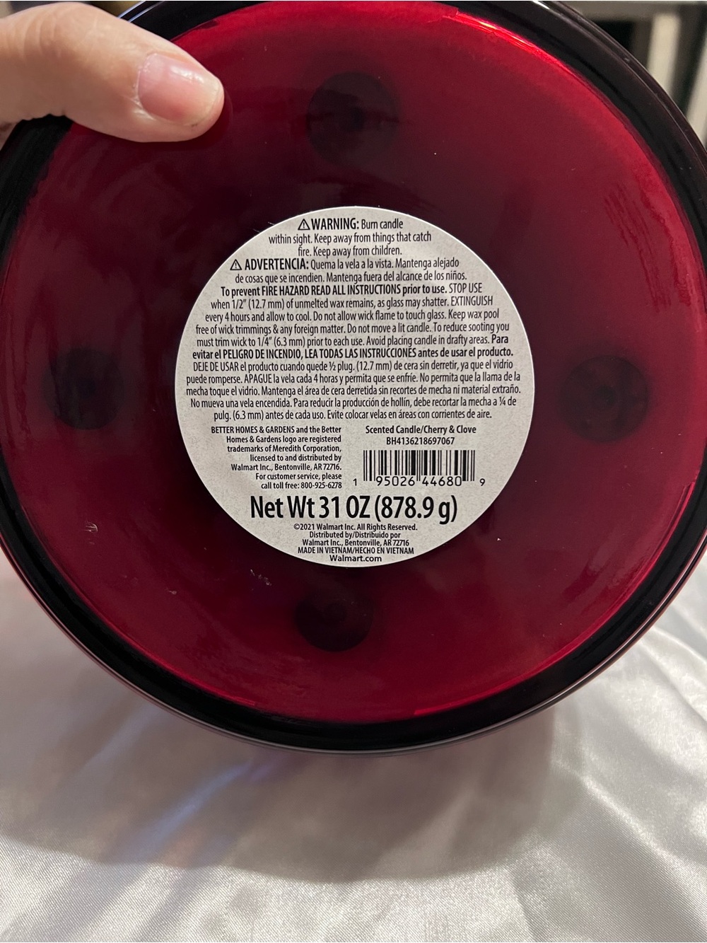 Better Homes & Gardens Cherry & Clove 31 oz 5-Wick Candle NEW - Picture 5 of 6